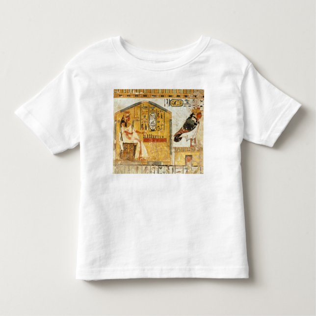 Nefertari playing senet toddler t-shirt (Front)