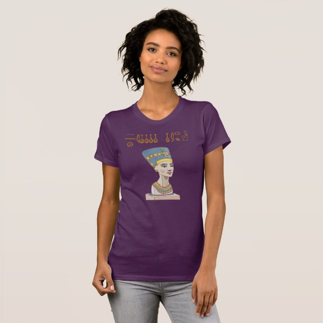 Nefertiti and Cartouche T-Shirt (Front Full)