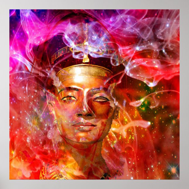 Nefertiti Egyptian queen Poster (Front)
