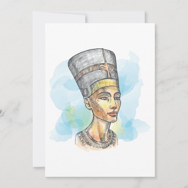 Nefertiti Invitation (Front)