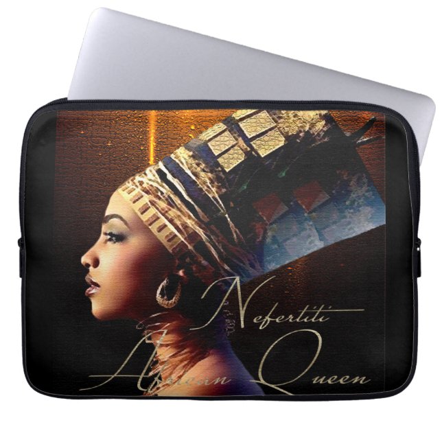 Nefertiti Laptop Sleeve (Front)