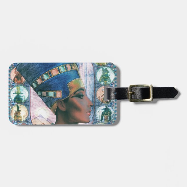 Nefertiti Luggage Tag (Front Horizontal)