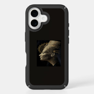 Nefertiti Modern Silhouette Line Art iPhone 16 Case