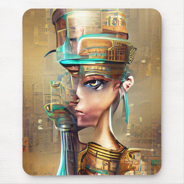 Nefertiti Mouse Pad (Front)