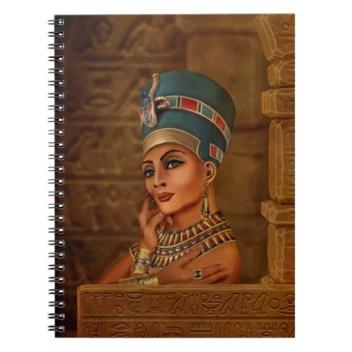 Nefertiti _ Neferneferuaten the Egyptian Queen Notebook