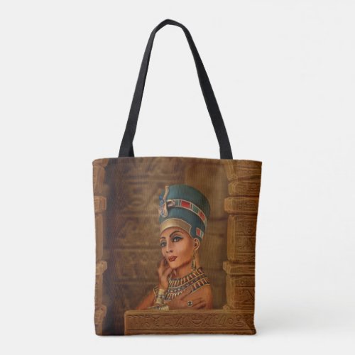 Nefertiti _ Neferneferuaten the Egyptian Queen Tote Bag