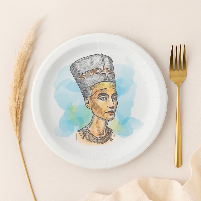 Nefertiti Paper Plates (Creator Uploaded)