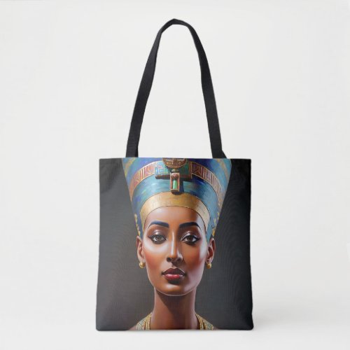 Nefertiti Portrait Original Art Tote Bag