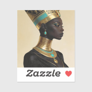 Nefertiti Returns — Ancient Egyptian African Queen Sticker