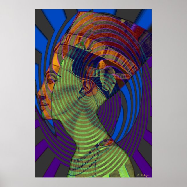 Nefertiti's vibrations New  print (Front)