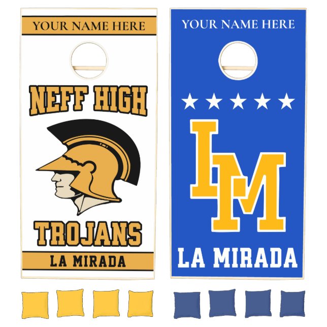 Neff Trojans vs La Mirada Matadors Cornhole Set (Set)