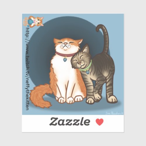 Neffy The Kitten sticker