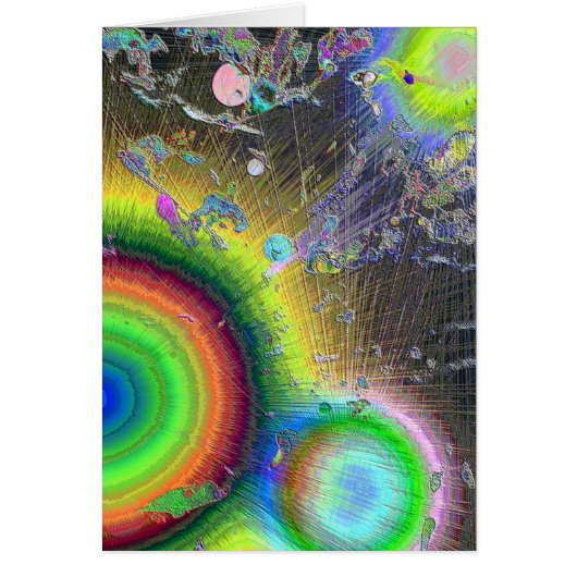 Negative Enamel Sunburst Cards (Front)