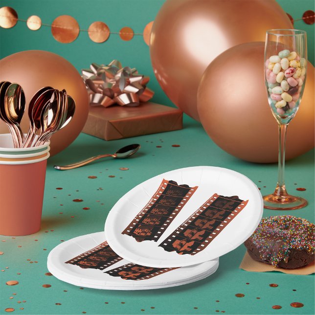 Negative Film Strip Paper Plates (Creator Uploaded)