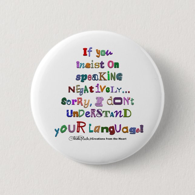 Negative Language Button (Front)