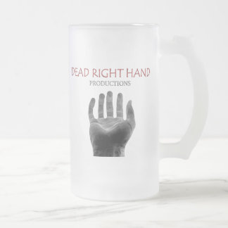 Negative Logo Beer / Frosted Glass Beer Mug
