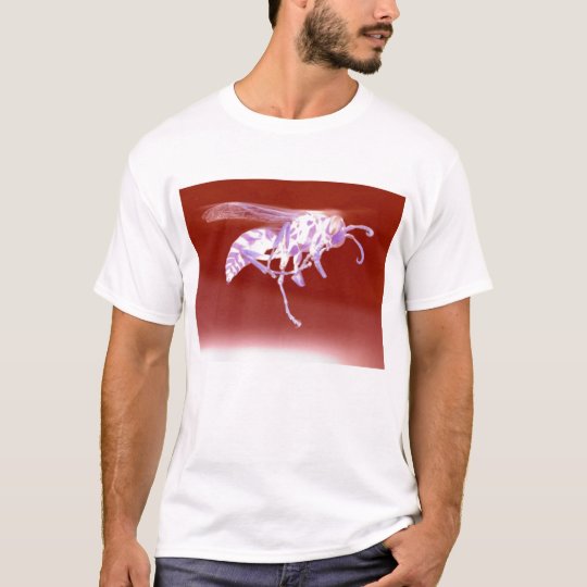 Negative Magnified Yellowjacket by KLM T-Shirt