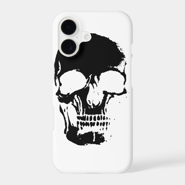 Negative Skull Iphone Case (Back)