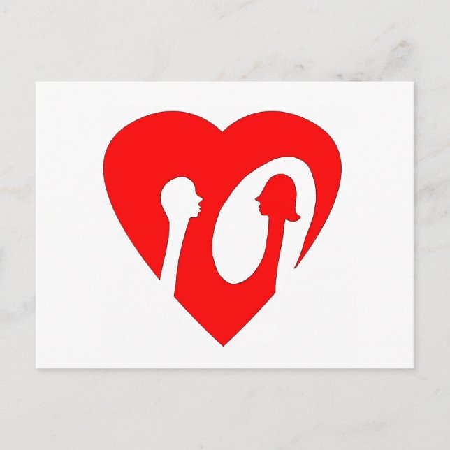 Negative Spaced Out Postcard (Front)