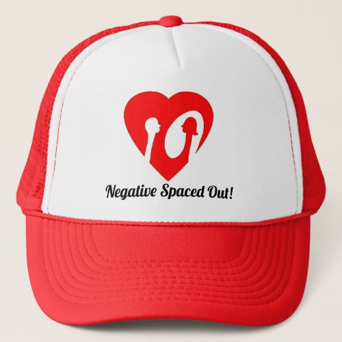 Negative Spaced Out Trucker Hat