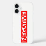 Negative Stamp iPhone 16 Case