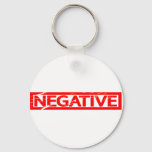 Negative Stamp Keychain