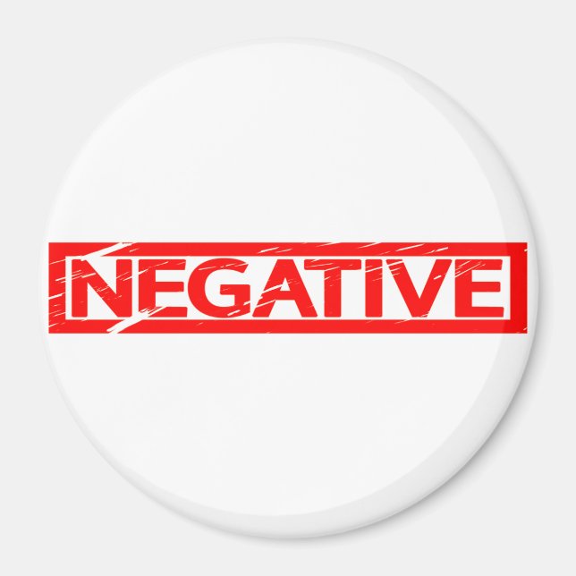 Negative Stamp Magnet (Front)
