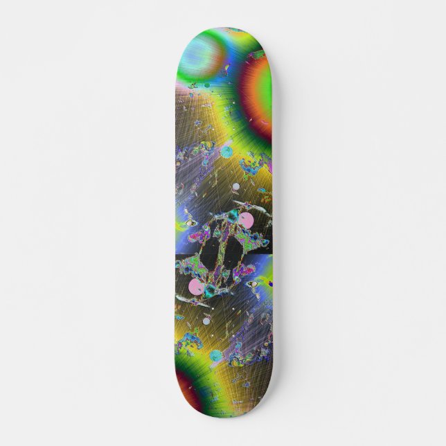 Negative Sunburst, Negative Sunburst Skateboard Deck (Front)