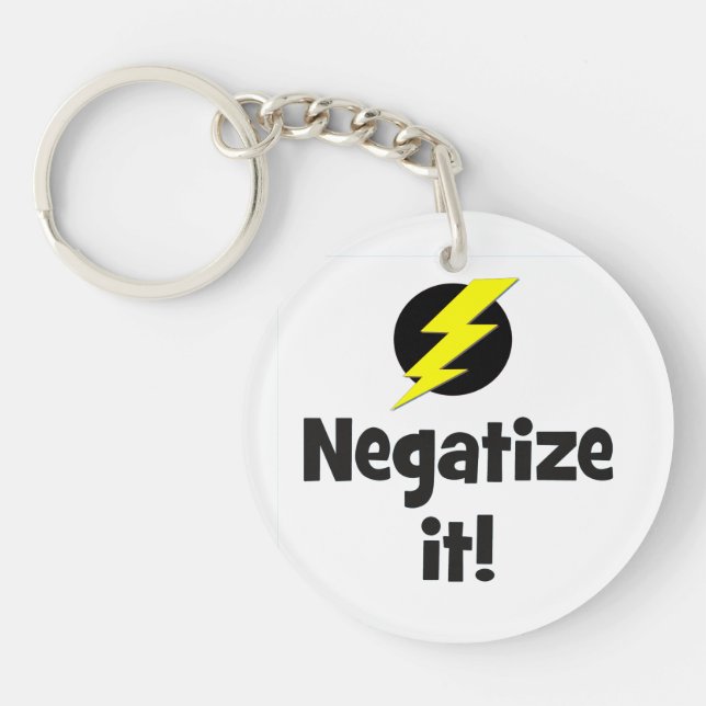 Negatize it bf keychain (Front)