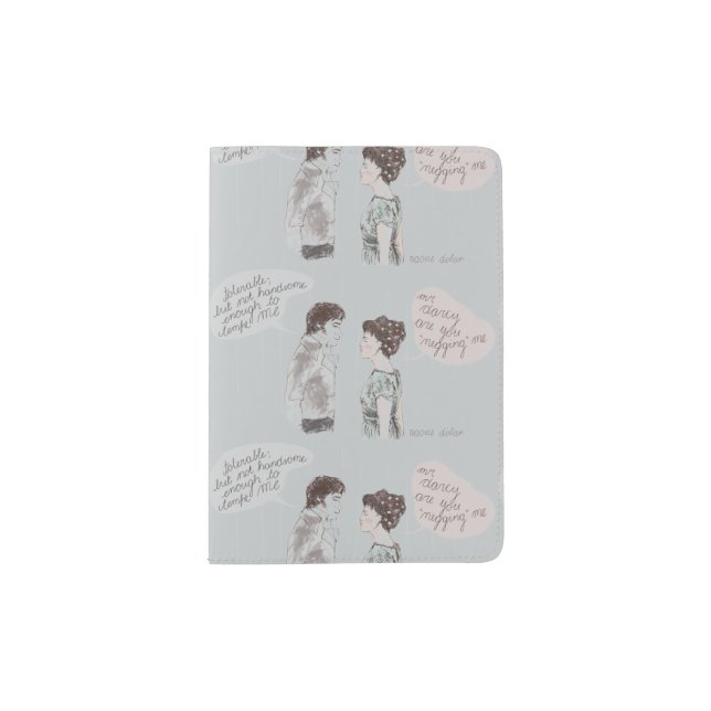 Negging and Prejudice Passport Holder (Front)