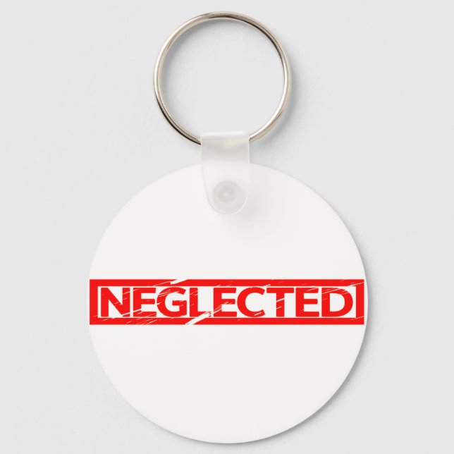 Neglected Stamp Keychain (Front)