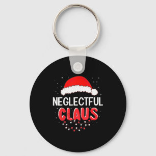Neglectful Santa Claus Christmas Matching Costume  Keychain