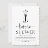 Negligée | Lingerie Shower Invitation (Front)