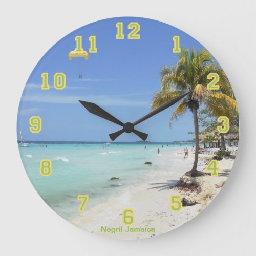 Negril Beach Jamaica Clock