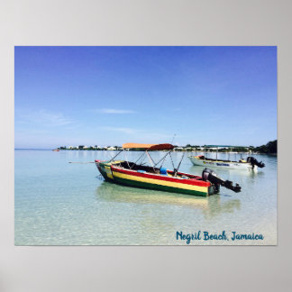 Negril Beach, Jamaica Poster