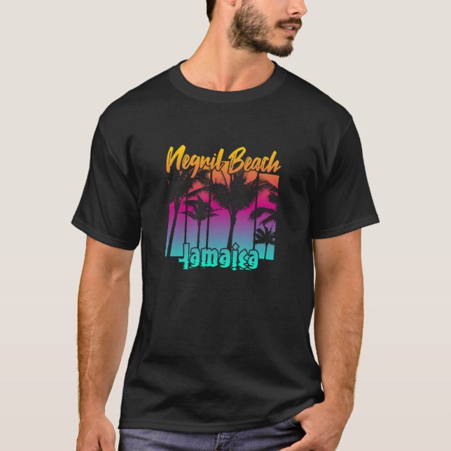 Negril Beach Jamaica T-Shirt (Front)