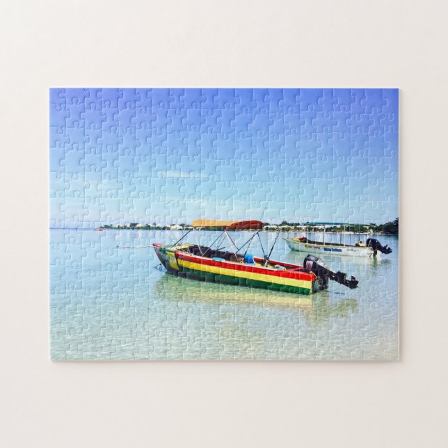 Negril Beach Resort Jamaica. Jigsaw Puzzle (Horizontal)