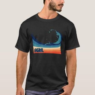 Negril Jamaica Retro Surf Sailing & Fishing Vacat T-Shirt
