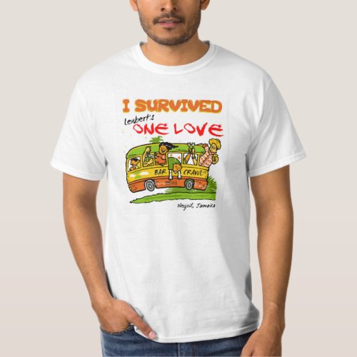 Negril One Love Bar Crawl Tee