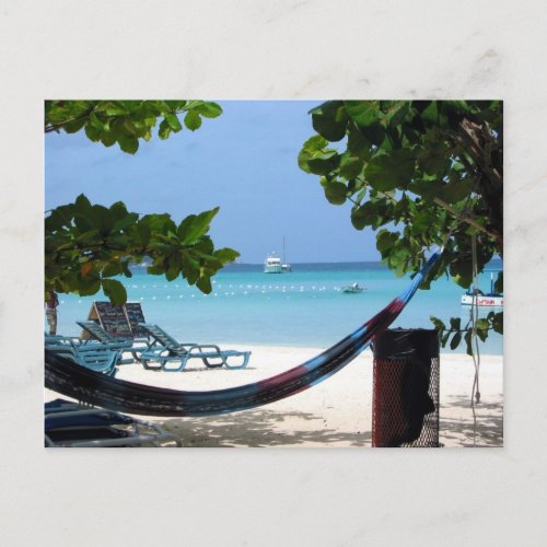 negril relax jamaica postcard