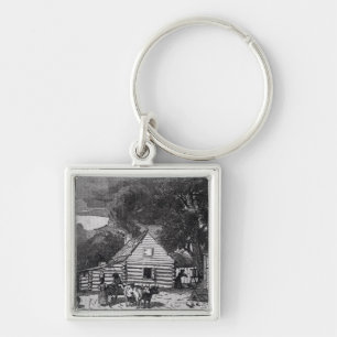 Negro Cabin Keychain