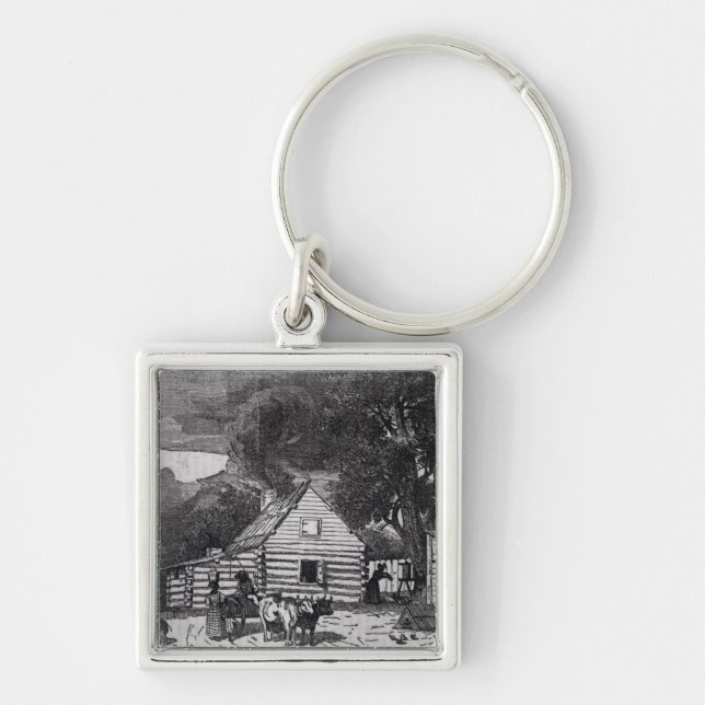 Negro Cabin Keychain (Front)