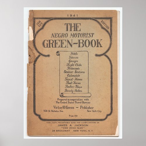 Negro Motorist Green_Book Poster