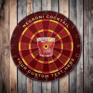 Negroni Cocktail Dart Board