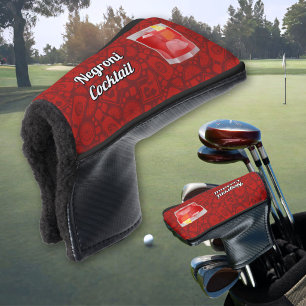 Negroni Cocktail Golf Head Cover