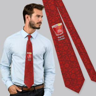 Negroni Cocktail Neck Tie