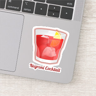 Negroni Cocktail Sticker