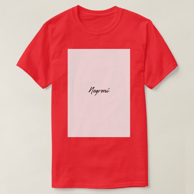 Negroni T-Shirt (Design Front)