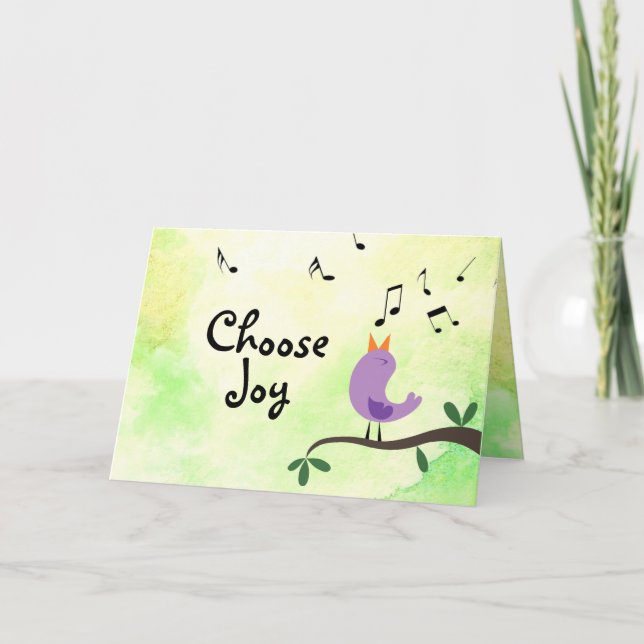 Nehemiah 8:10 Joy of the Lord is Your Strength Card (Front)