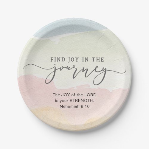 Nehemiah 810 Joy of the Lord is your Strength Paper Plates